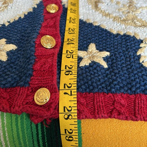 Vintage Casual Corner Limited Addition Hand Knitted American Nautical Cardigan - Picture 9 of 9